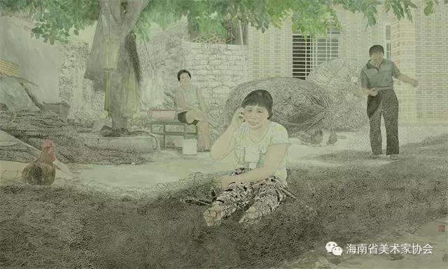 徐茜_《玉包岗的九月》_中国画-银奖