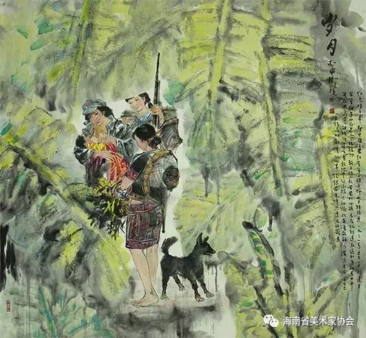 林坚《岁月》中国画-铜奖