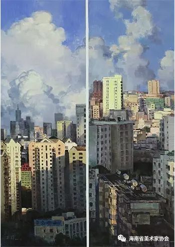 王莉《都市记忆系列南国丽日》油画-120x82cm-铜奖