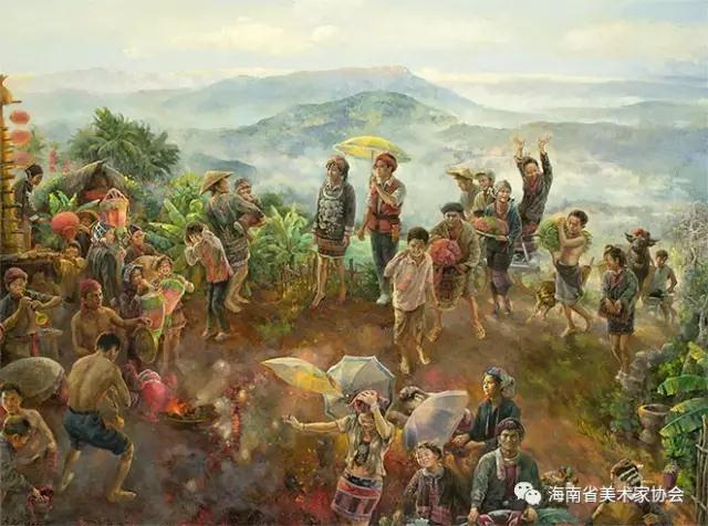陈居茂《三月》油画-铜奖