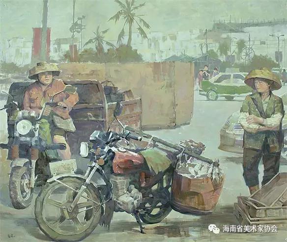 蒲宏富《晨捕》水彩-铜奖