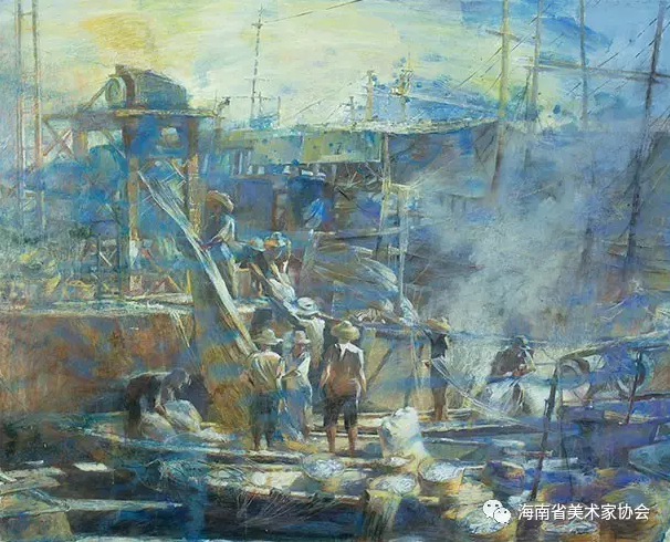 黄亚虹《港口系列_5号》_水彩_-银奖