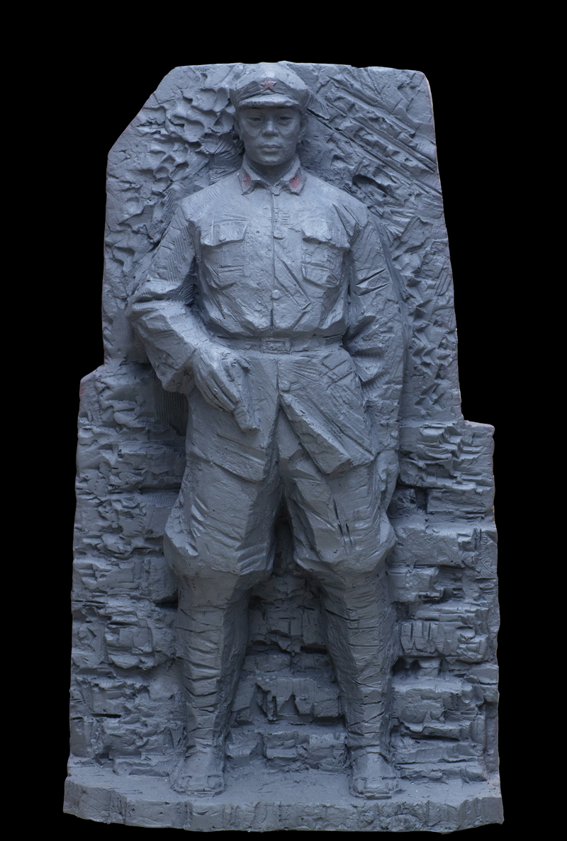28、夏湘宸《冯白驹》44x60x75雕塑