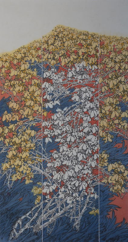 12、卢丹《如此多娇》国画_180x98