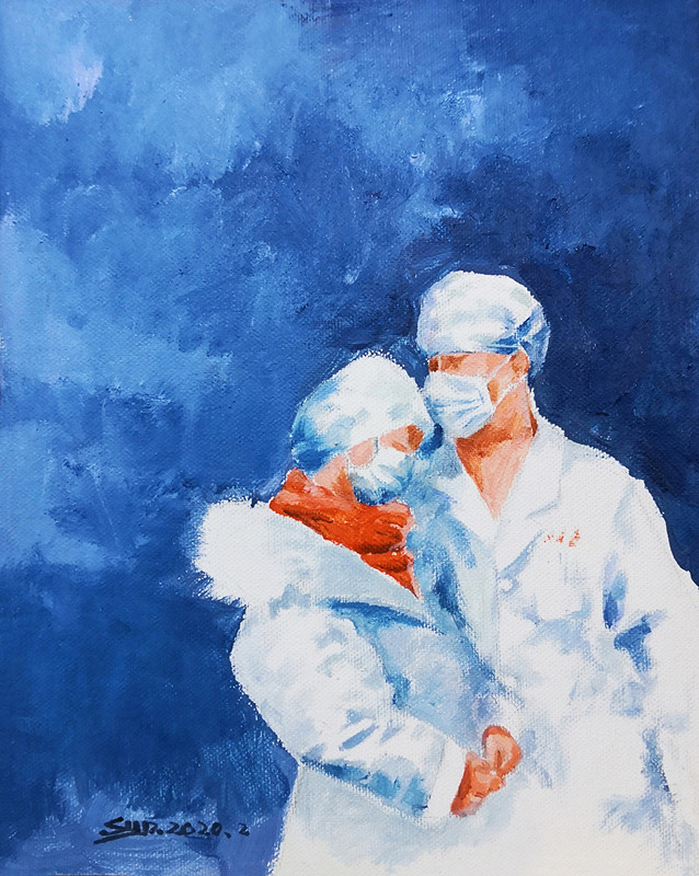 抗疫防控 我们在一起 | 海南美术作品选登