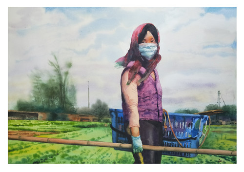 （第五十八期）2020年海南省教育系统公益美术作品大赛初选入围作品线上展示小学组