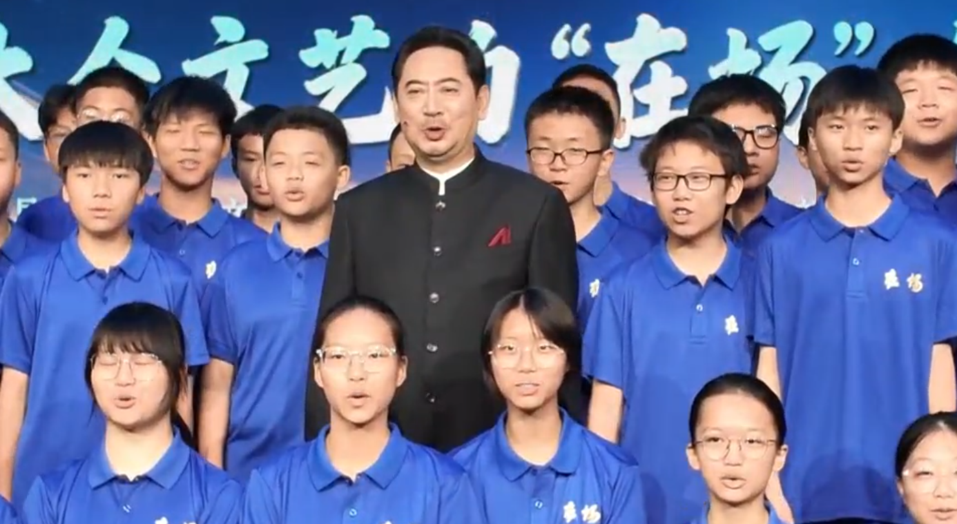 旅琼文艺家刘劲寄语海南少年：好好读书，向阳成长