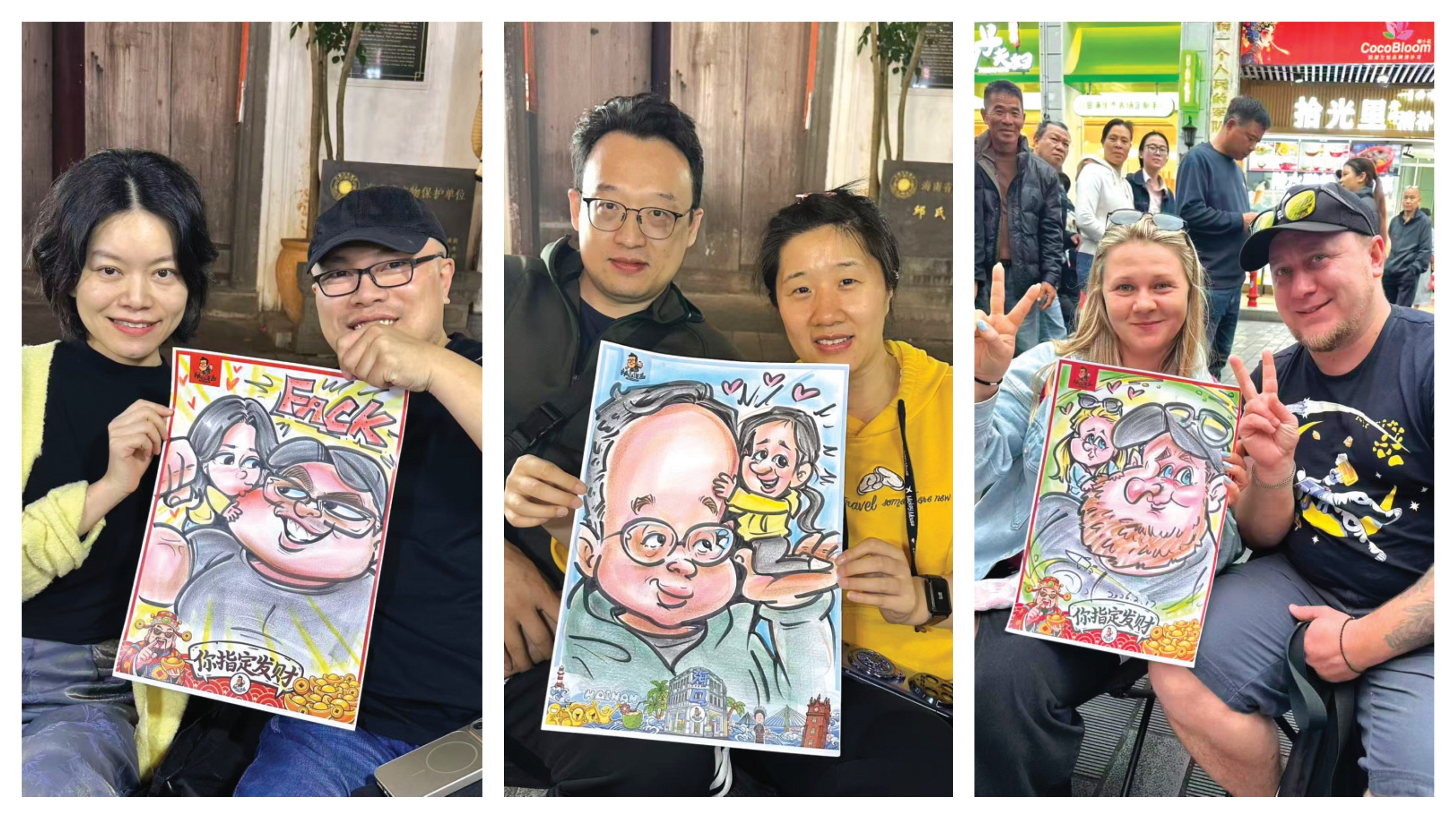 晚八点读艺术丨从街头画师到百万粉丝博主 他让人人都能拥有“漫画脸”！
