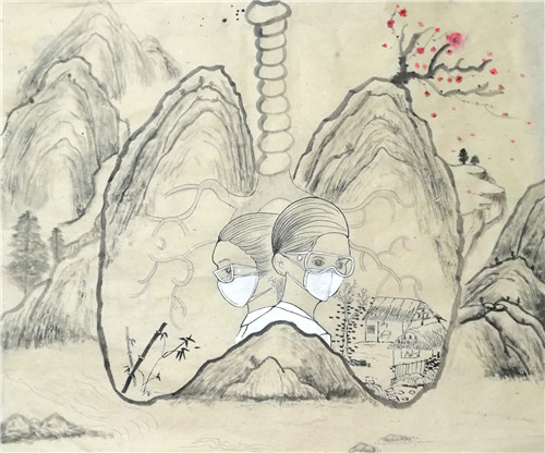《青山一道，共担风雨》叶碧茵.jpg