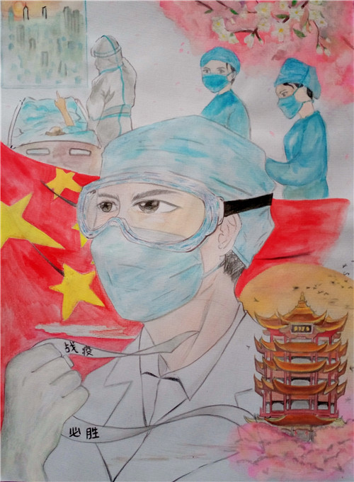 《战疫必胜》黎金梅 .jpg